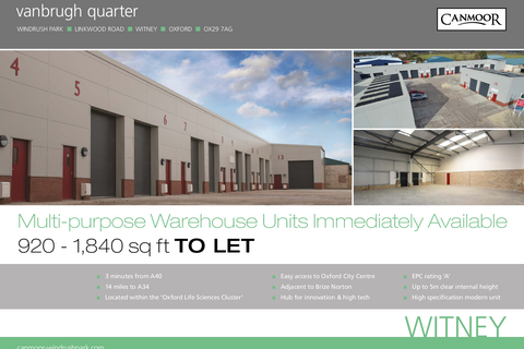 Industrial development to rent, Burford Rd Witney OX29 7HB